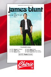 James Blunt en tournée "The Who We Used To Be Tour" avec Chérie FM