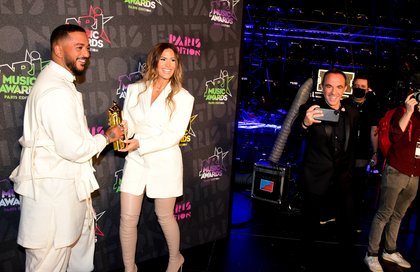 Vitaa et Slimane  - Backstage NRJ Music Awards Paris Edition