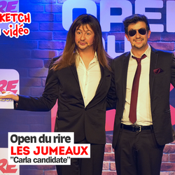 Les jumeaux - steeven et christopher - carla candidate - photo - Rire & chansons