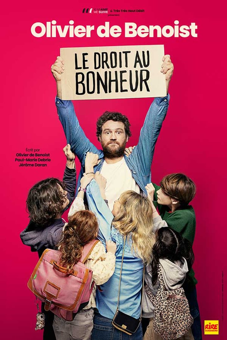 Olivier de Benoist - Le droit au bonheur - affiche tournée 2024 2025