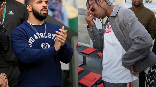 Travis Scott chute en plein concert de Drake!