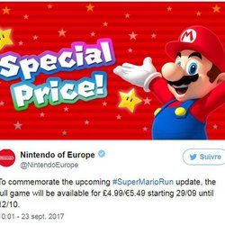 Super Mario Run : promo et mise à jour
