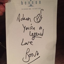 Calvin Harris et Bono - message