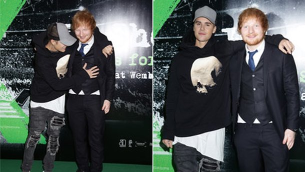 Justin Bieber : avec Ed Sheeran et Sam Smith en soirée!