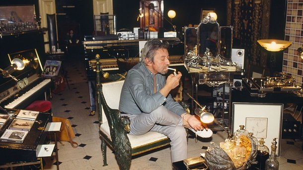 Serge Gainsbourg au 5 bis rue de Verneuil