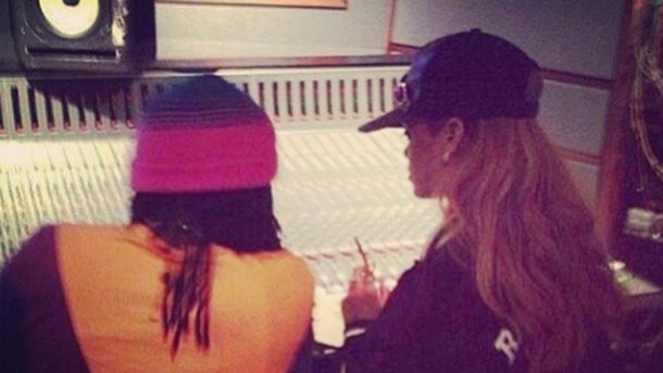 Rihanna en studio !