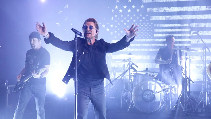 U2 au Tonight Show de Jimmy Fallon, 2017