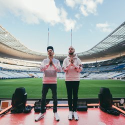 Bigflo & Oli en répétition au Stade de France (Finale TOP 14)