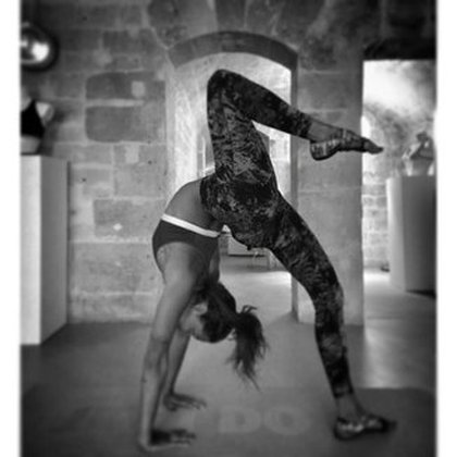 Shy'm: #YOGAmorning #Justdoit #Justdidit @ariacrescendomusic (la pluss mieux des profs)