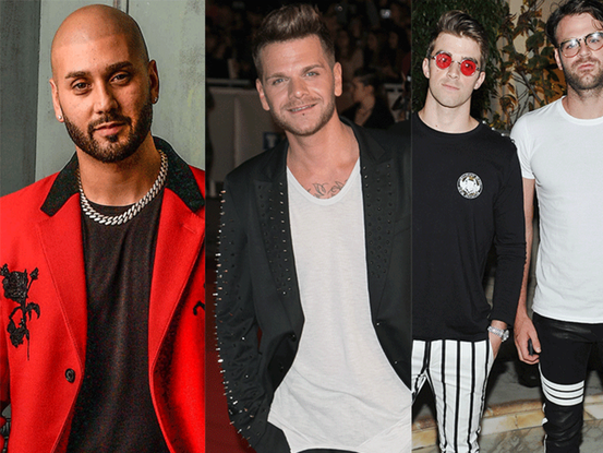 Keen'V, The Chainsmokers et Massari 