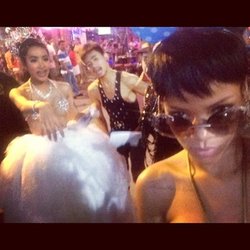 Rihanna lors d'une soirée en Thailande