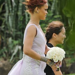 Rihanna au mariage de sa meilleure amie