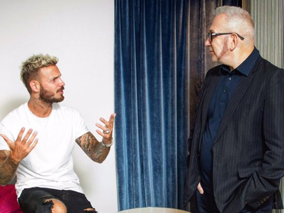 M. Pokora et Jean Paul Gaultier