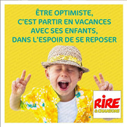 Blague : c'est quoi être optimiste en vacances ?