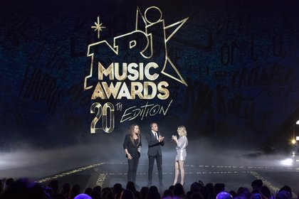 Julien Doré, Nikos Aliagas et Louane - NRJ Music Awards 20th Edition