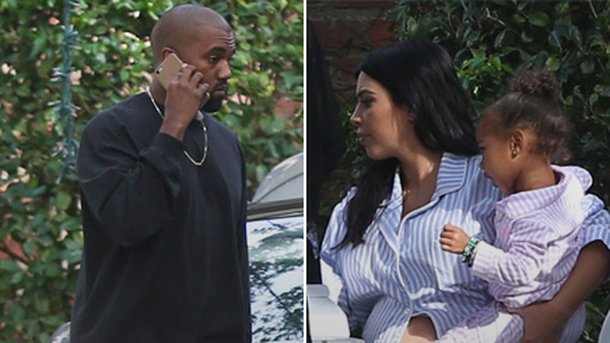 Kanye West: pyjama-party avec le clan Kardashian à Beverly Hills