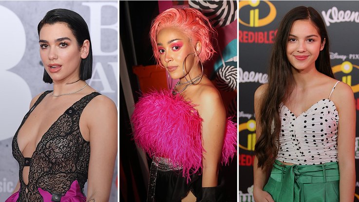 Dua Lipa, Doja Cat, Olivia Rodrigo