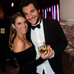 Amir et sa femme - Backstage NRJ Music Awards 2016