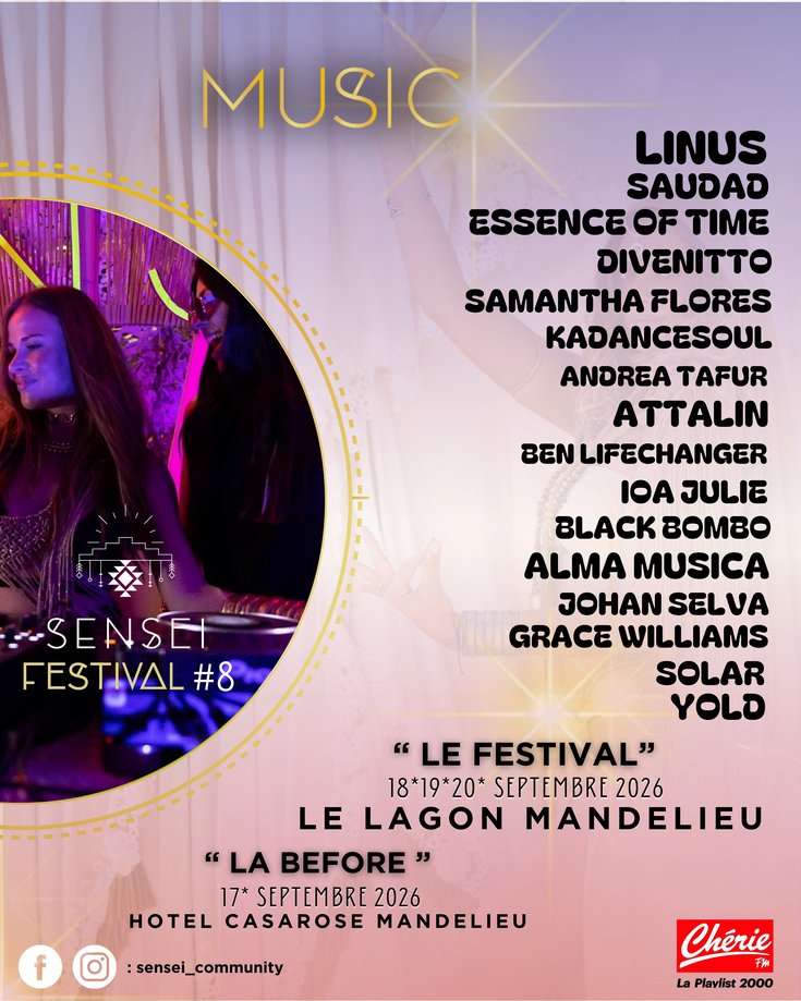 Senseï Festival 2026