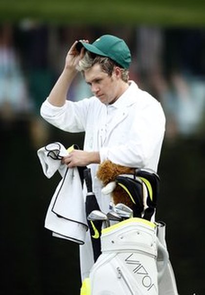 Niall Horan sur un parcours de golf