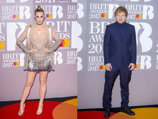 Katy Perry et Ed Sheeran