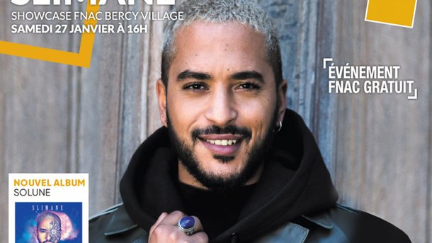 Slimane: en showcase à la Fnac Bercy, le 27 janvier !
