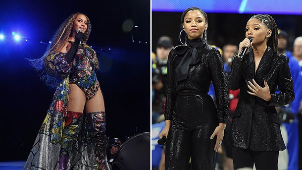 Beyoncé est fière du live de ses protégées Chloe et Halle au Super Bowl