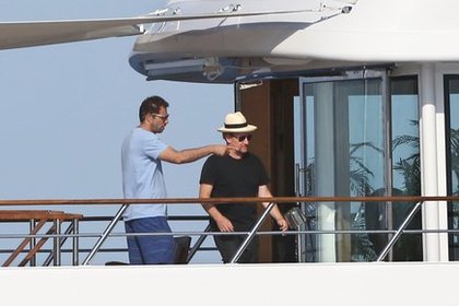 Bono en vacances à Saint Tropez!