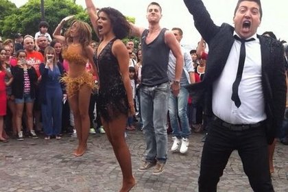 Shy'm : @DeborahNahon: @LeChrisMarques @shymofficiel Dals au sacré cœur #DALSInTheCity  