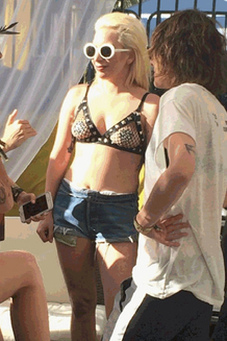 Lady Gaga en bikini