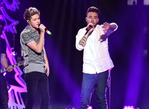 Niall Horan et Liam Payne au STAPLES CENTER en 2015
