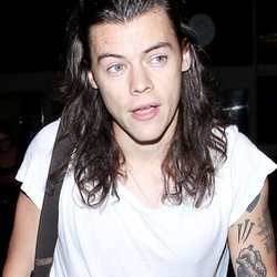 Harry Styles à son arrivée à Los Angeles