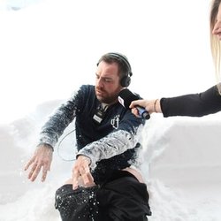 CAUET et l'équipe à Tignes