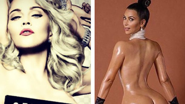 Madonna réagit à la photo de Kim Kardashian !