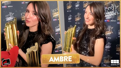 "C'était dingue" : Ambre impressionnée par son trophée de Révélation Féminine