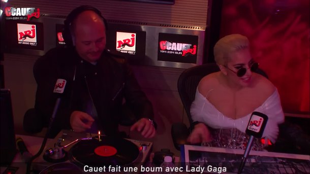 Lady Gaga fait une boum avec Cauet