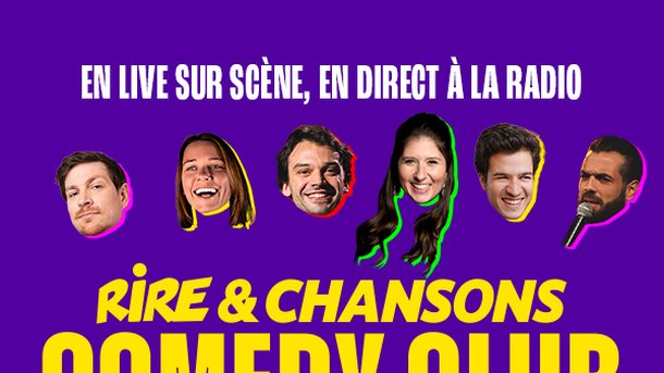 Jeu concours - Rire & Chansons Comedy Club du  30 juin 2025 - Avec Florent Losson, Stephanie Machart,  Alexis Tramoni, Victoria Pianasso , Vincent Seroussi, Gaetan Husson - Invitations à gagner -