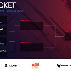 L'arbre des prochains matchs de phases finales du split 2 de La Grosse Ligue Ligue Of Legends