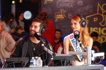 Kendji Girac et Maeva Coucke (Miss France 2018) - NRJ Music Awards 20th Edition