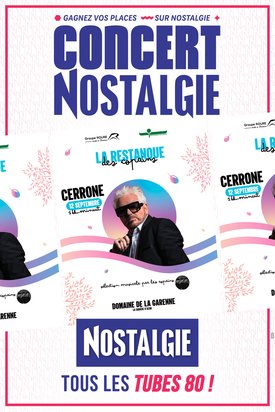 Cerrone en DJ Set à La Cadière d’Azur
