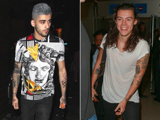 Zayn Malik et Harry Styles 