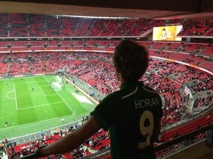 Niall Horan, ce qu'il aime : être Irlandais ! "Super fier d'être Irlandais! Super match à Wembley ce soir !"