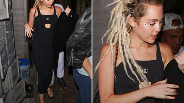 Miley Cyrus: en robe pour une soirée avec Cody Simpson!