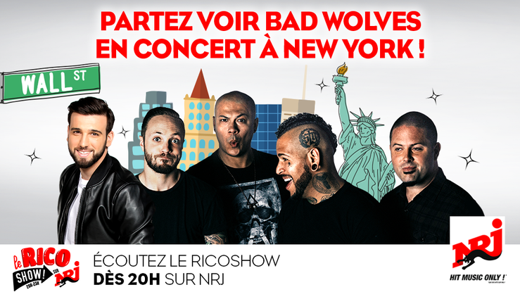 Partez voir Bad Wolves en concert à NYC !