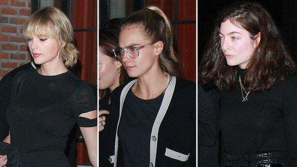 Taylor Swift avec Lorde, Cara Delevingne...: la squad  de Taytay est de sortie