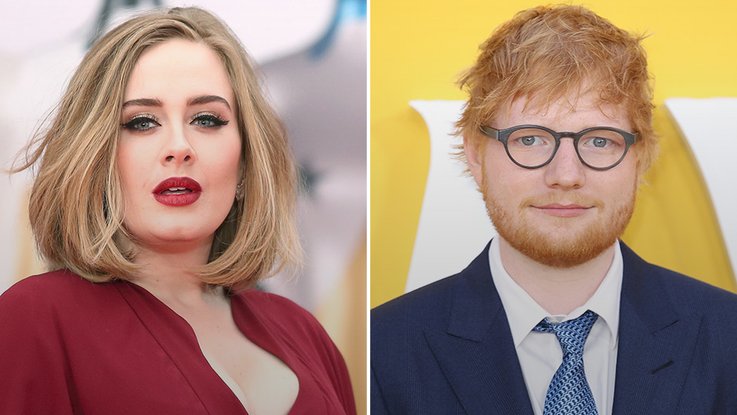 Adele et Ed Sheeran