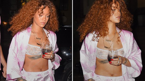 Rihanna : En pyjama dans les rues de New-York !
