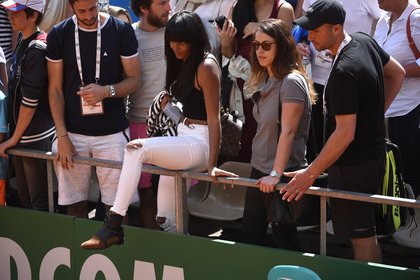 Shy'm au tournoi de Tennis de Monte-Carlo