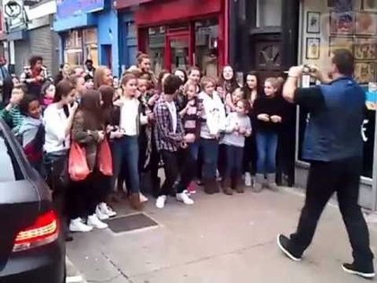 Zayn Malik from One Direction leaves Tattoo Shop in London  