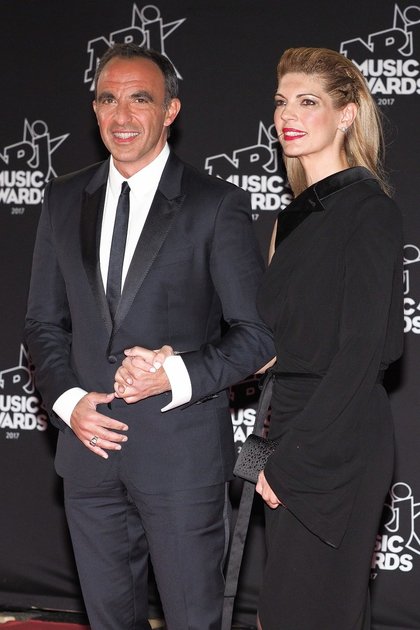 Nikos Aliagas et sa femme Tina Grigoriou - NRJ Music Awards 2017